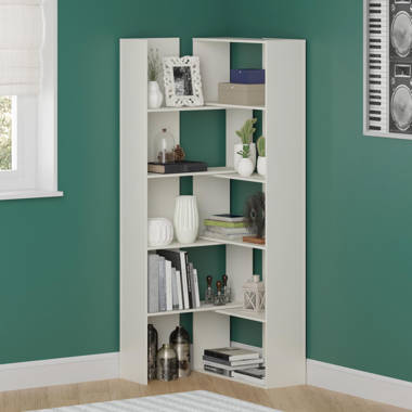 Expandable shop corner bookcase